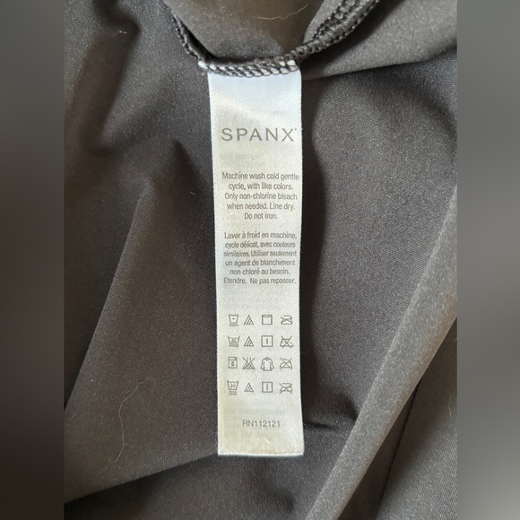 SPANX Size Small Trust Your Thinstincts Tank  Shapewear Black Slimming Cami 1069 - Picture 6 of 9